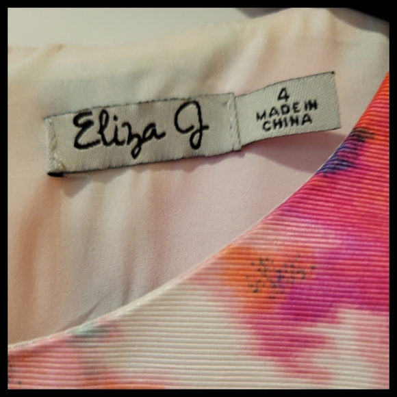 🆕️Eliza J water colours floral jewel sheath dress 4 - Picture 5 of 8